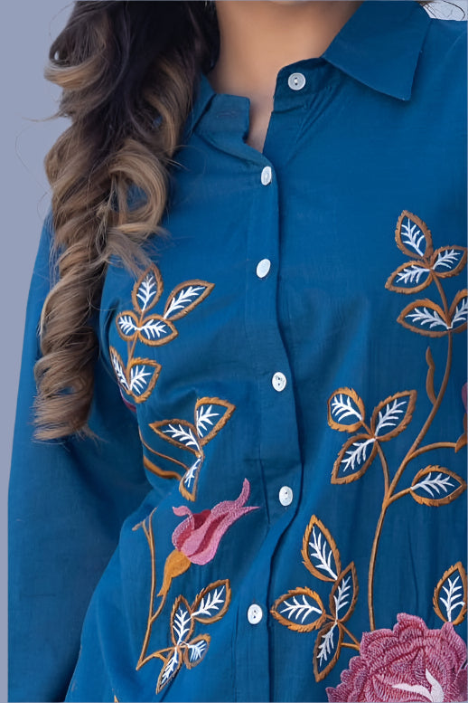 Golden Flows Cotton Coord Set