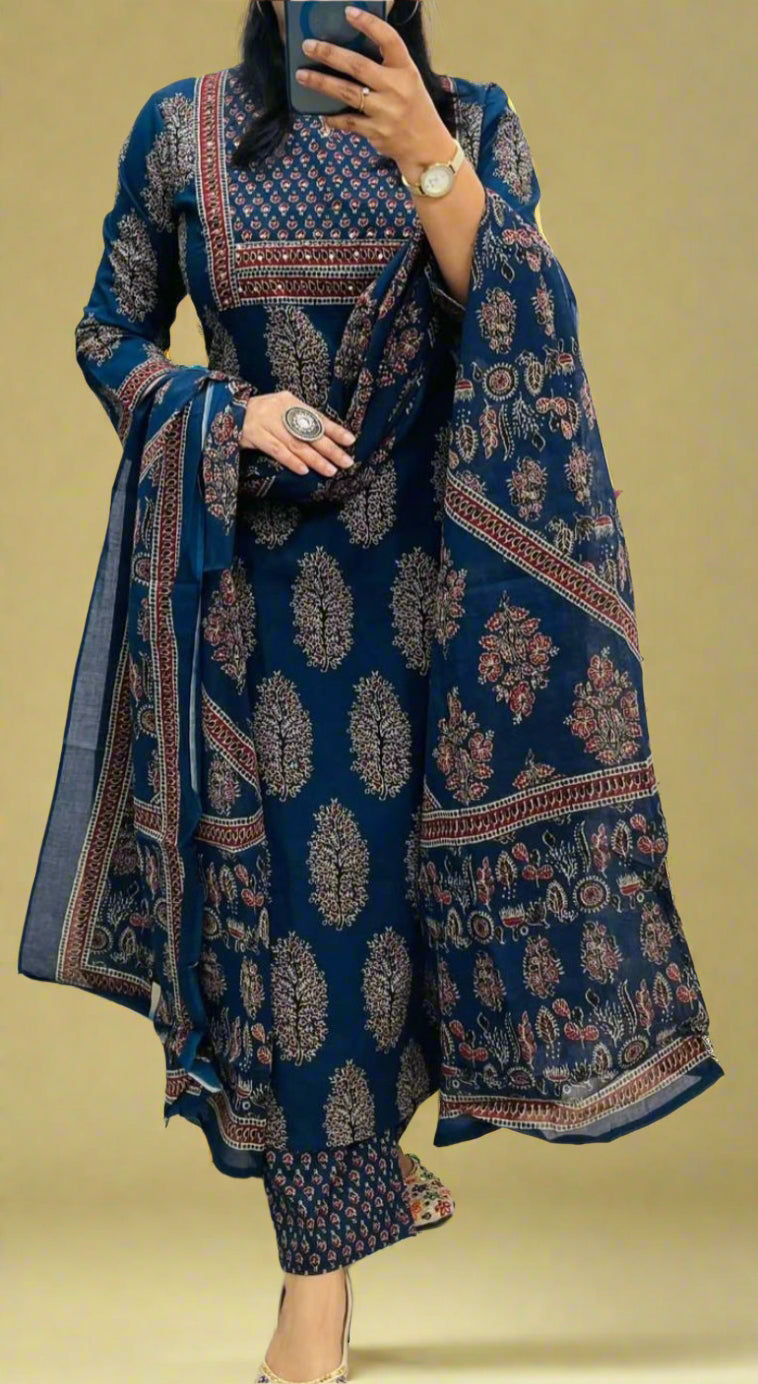 Fashion With Cotton Kurti Set