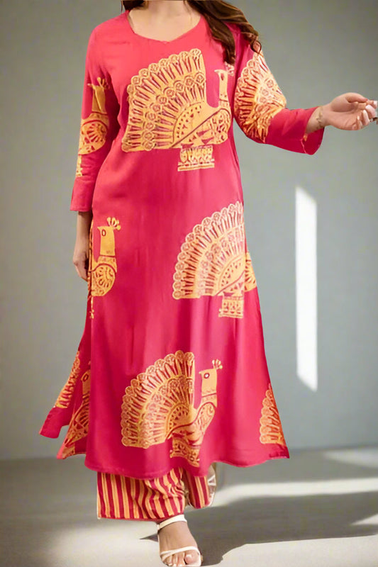 Fragrance In Fashion Cotton Kurti Set