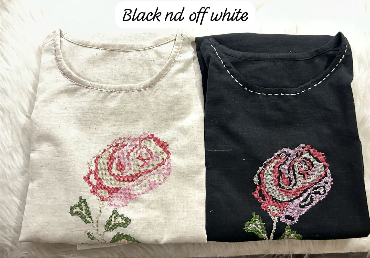 Twill & Thread Cotton Kurti Set