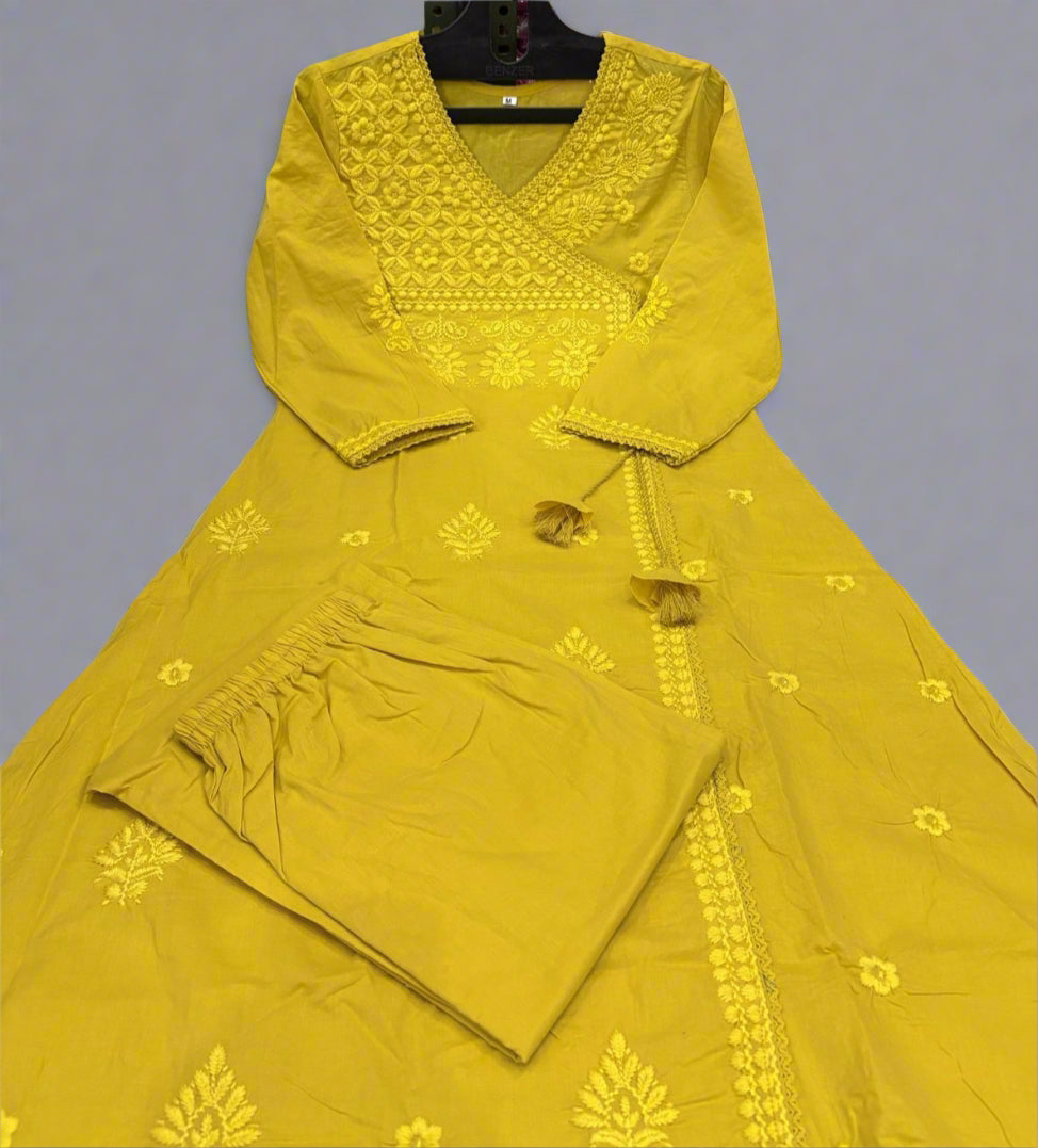 Lighting The Way Cotton Kurti Set