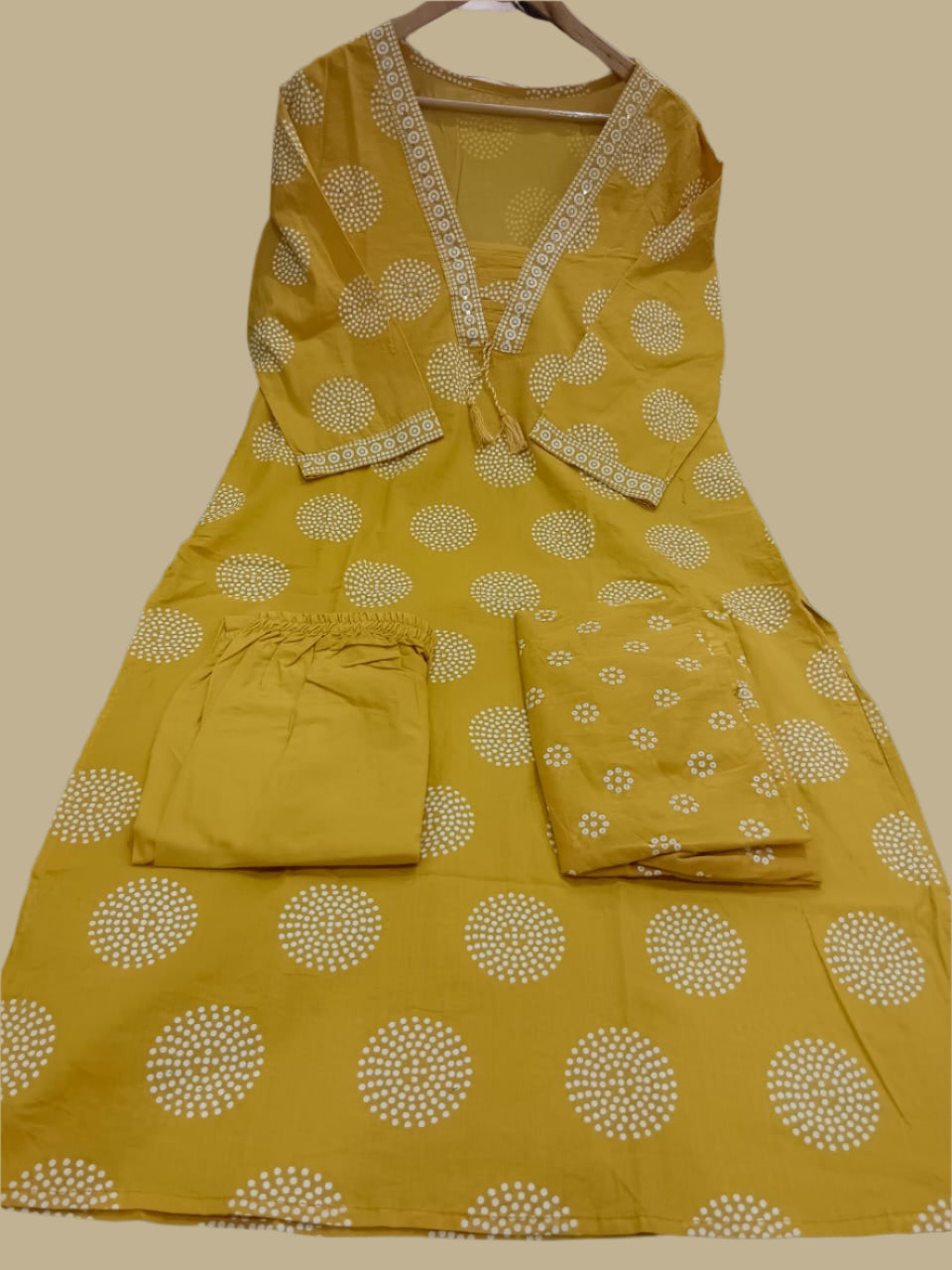 Sweaty Selfies Cotton Kurti Set