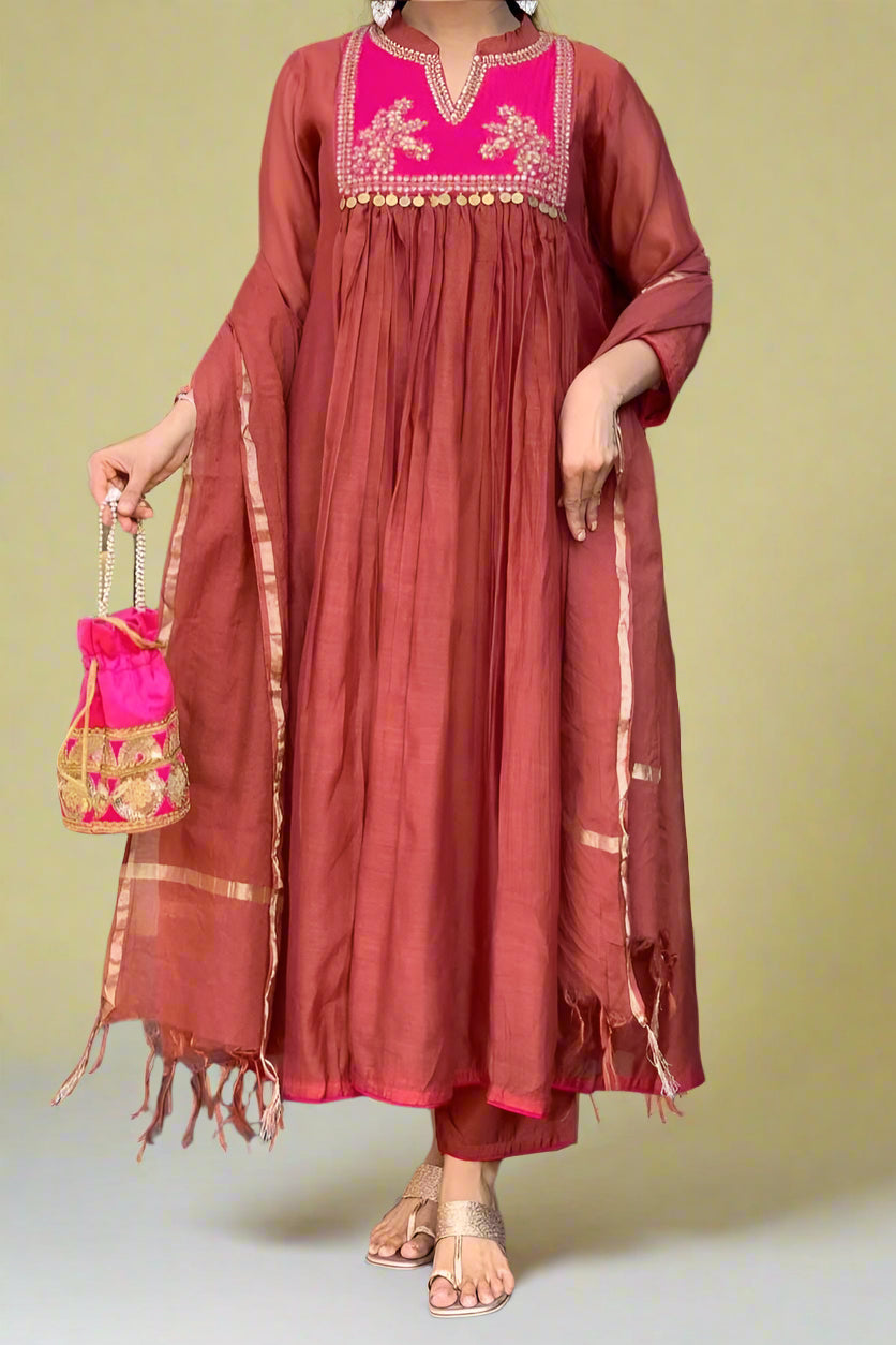 A Season of Light Cotton Kurti Set
