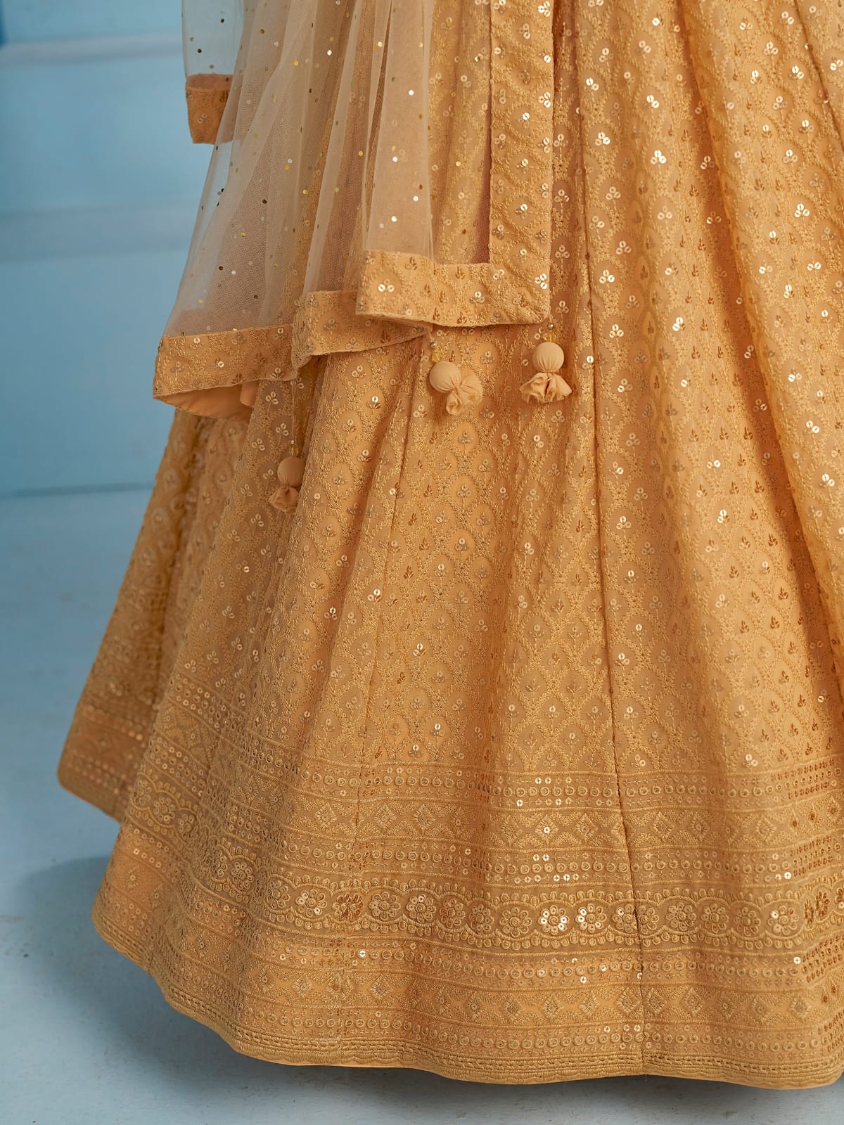 Ishq-e-Aangan Georgette Lehenga