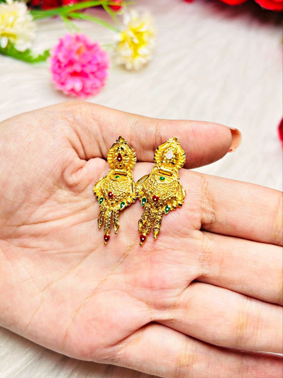 Simply Amazing -Gold Plated Earrings