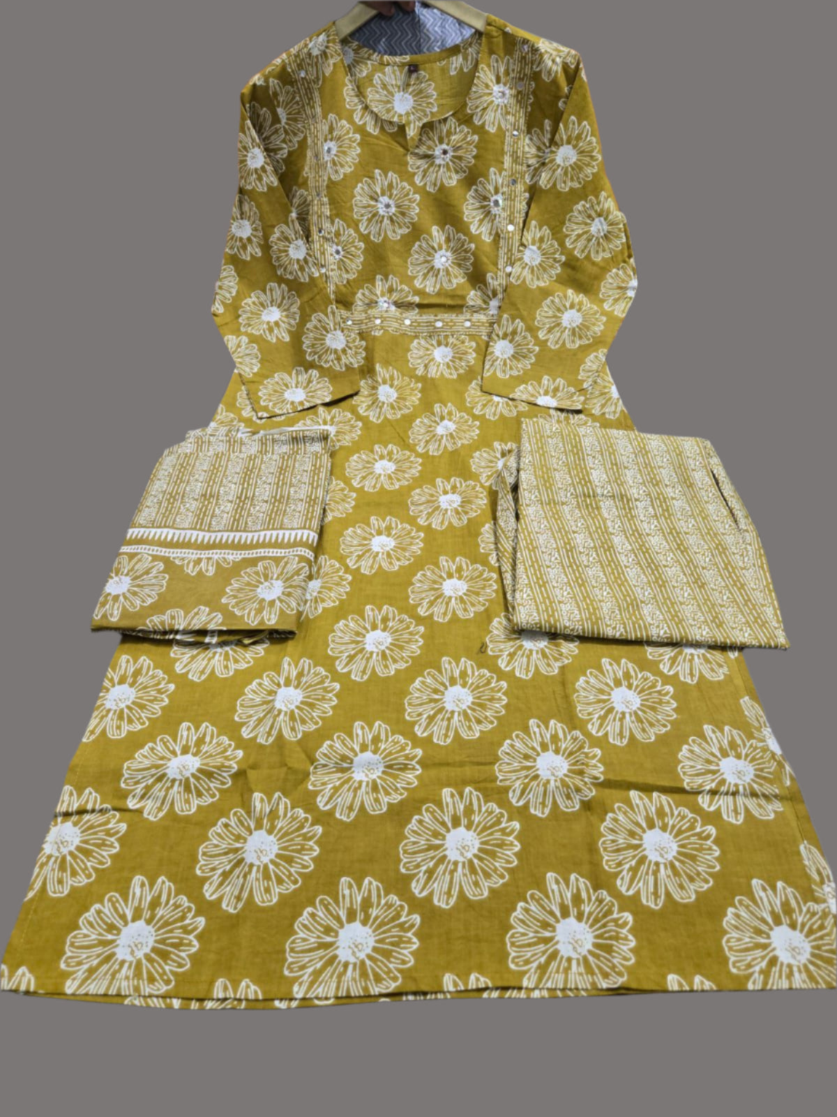 The Hidden Sun Cotton Kurti Set