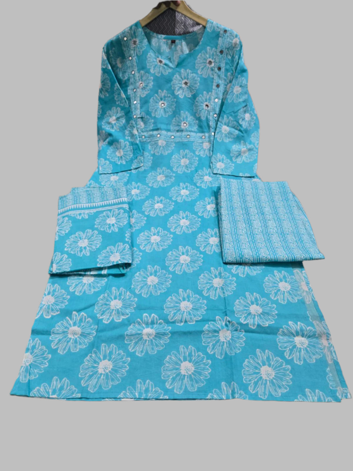 The Hidden Sun Cotton Kurti Set