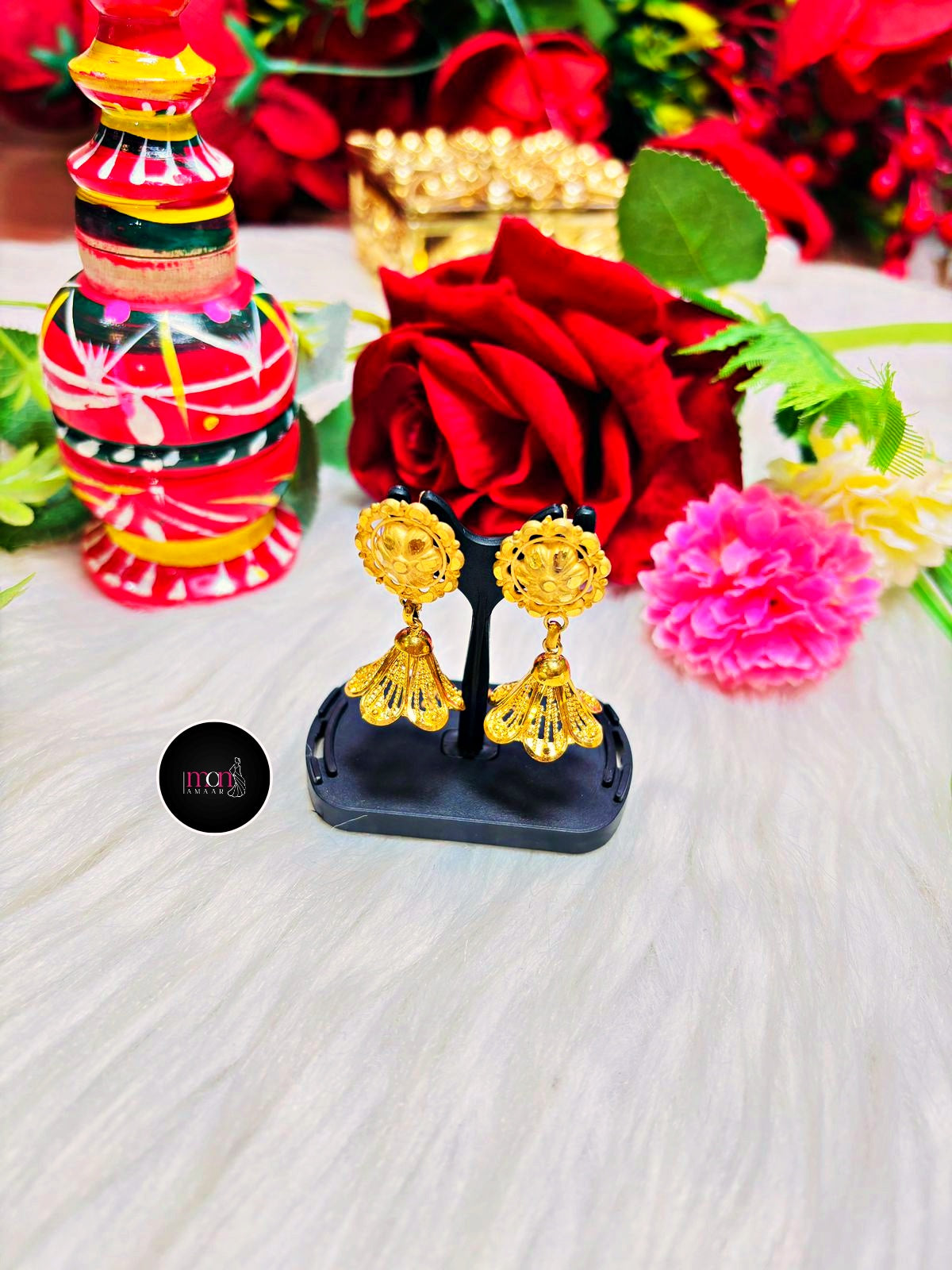 Gift Of Gold Plated Earrings