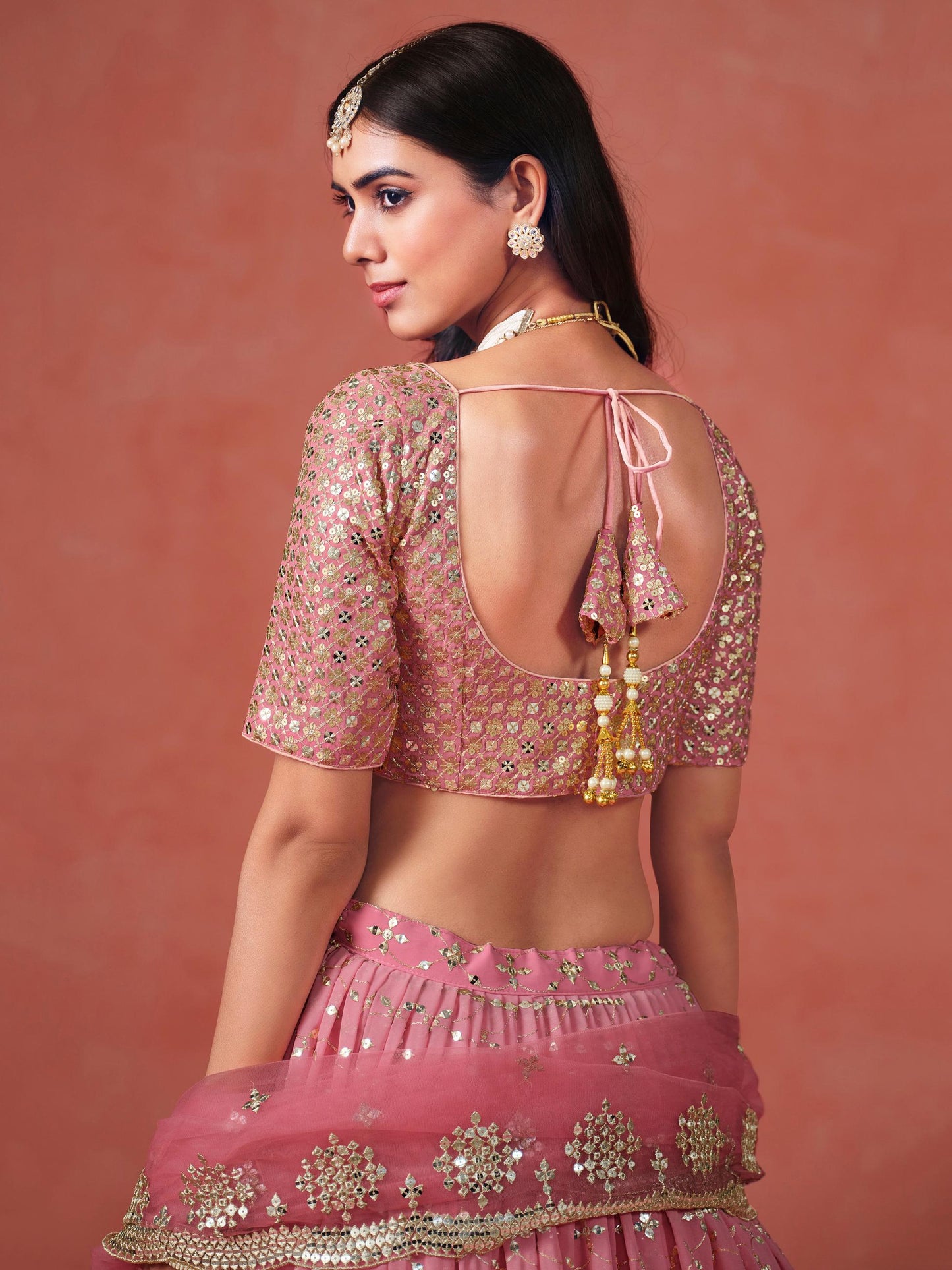 Meher Melody Georgette Lehenga