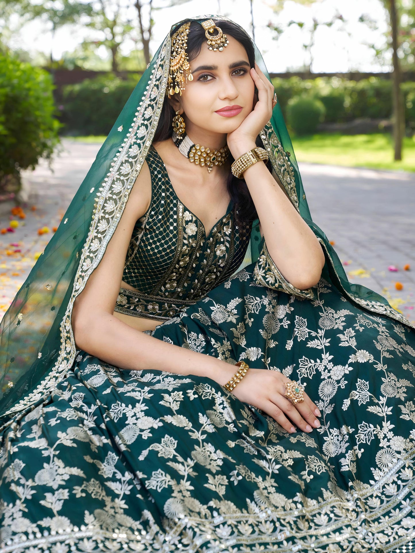 Desi Inspiration Designer Dola Silk Lehenga
