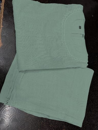 Sweet Flower Cotton Kurti Set