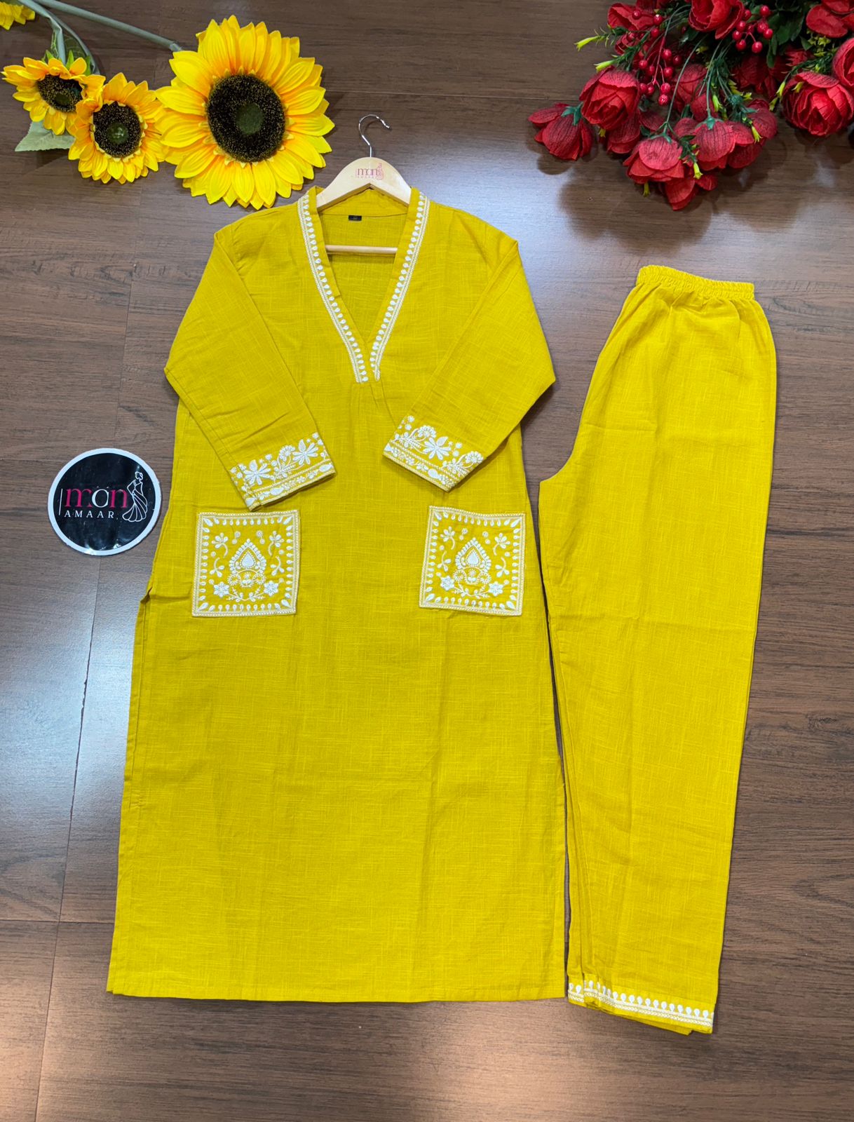 Cloud Whisper - Cotton Kurti Set