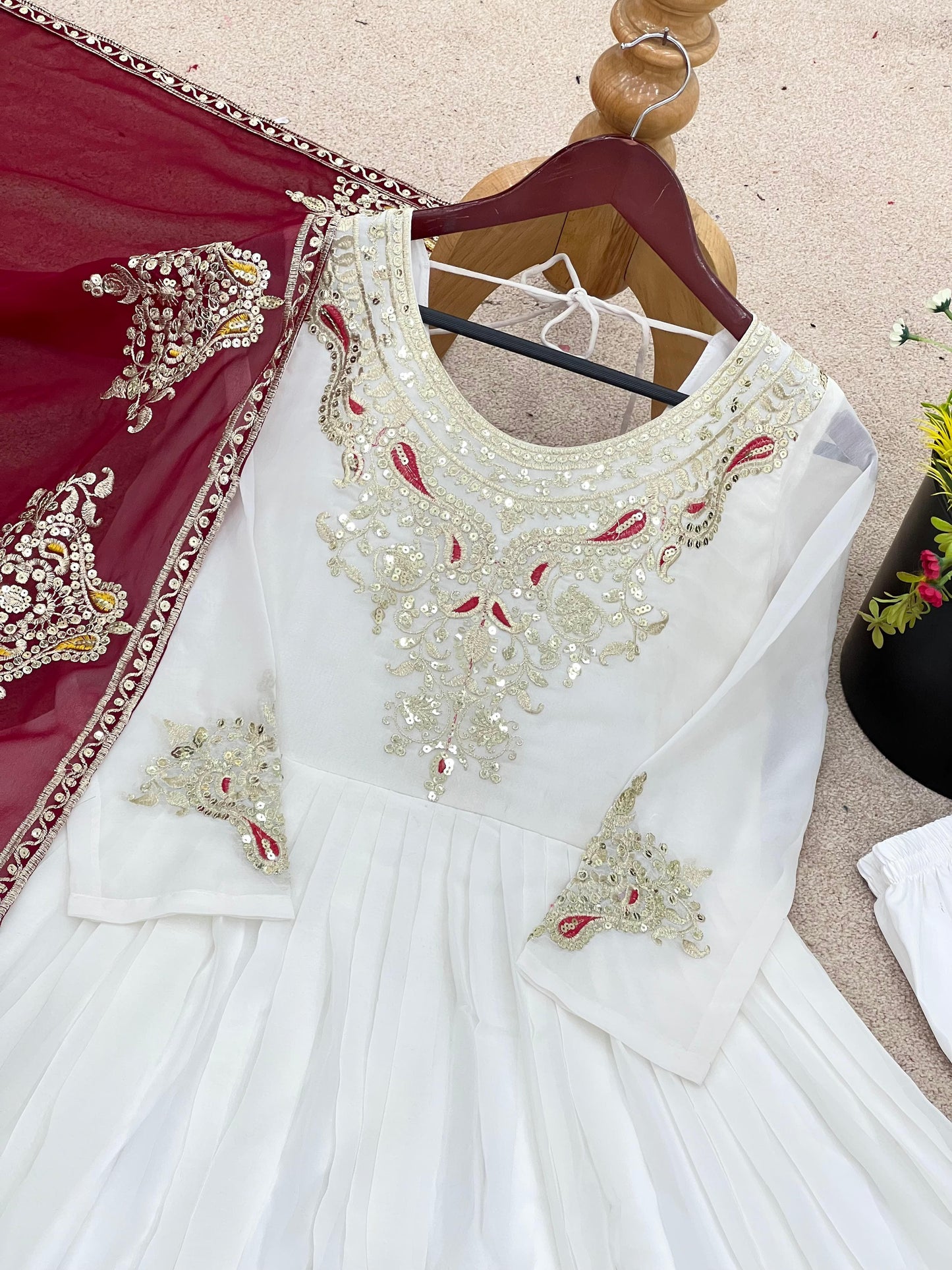 Walking In Pride Georgette Gown Set