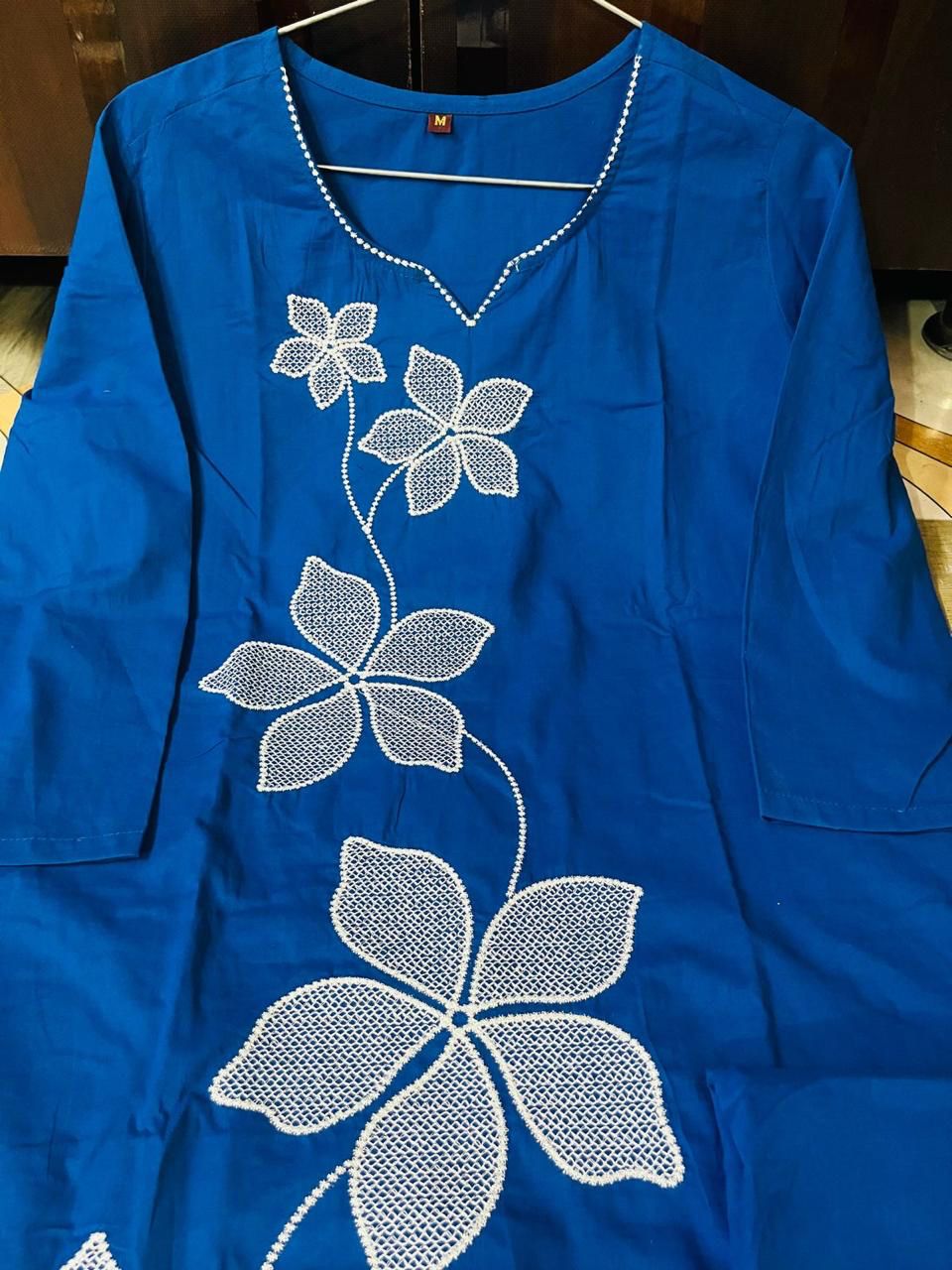 Crimson Charm Cotton Coord Set