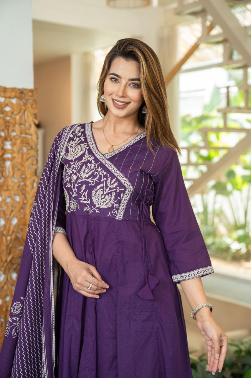 Age Old Art Cotton Kurti Set