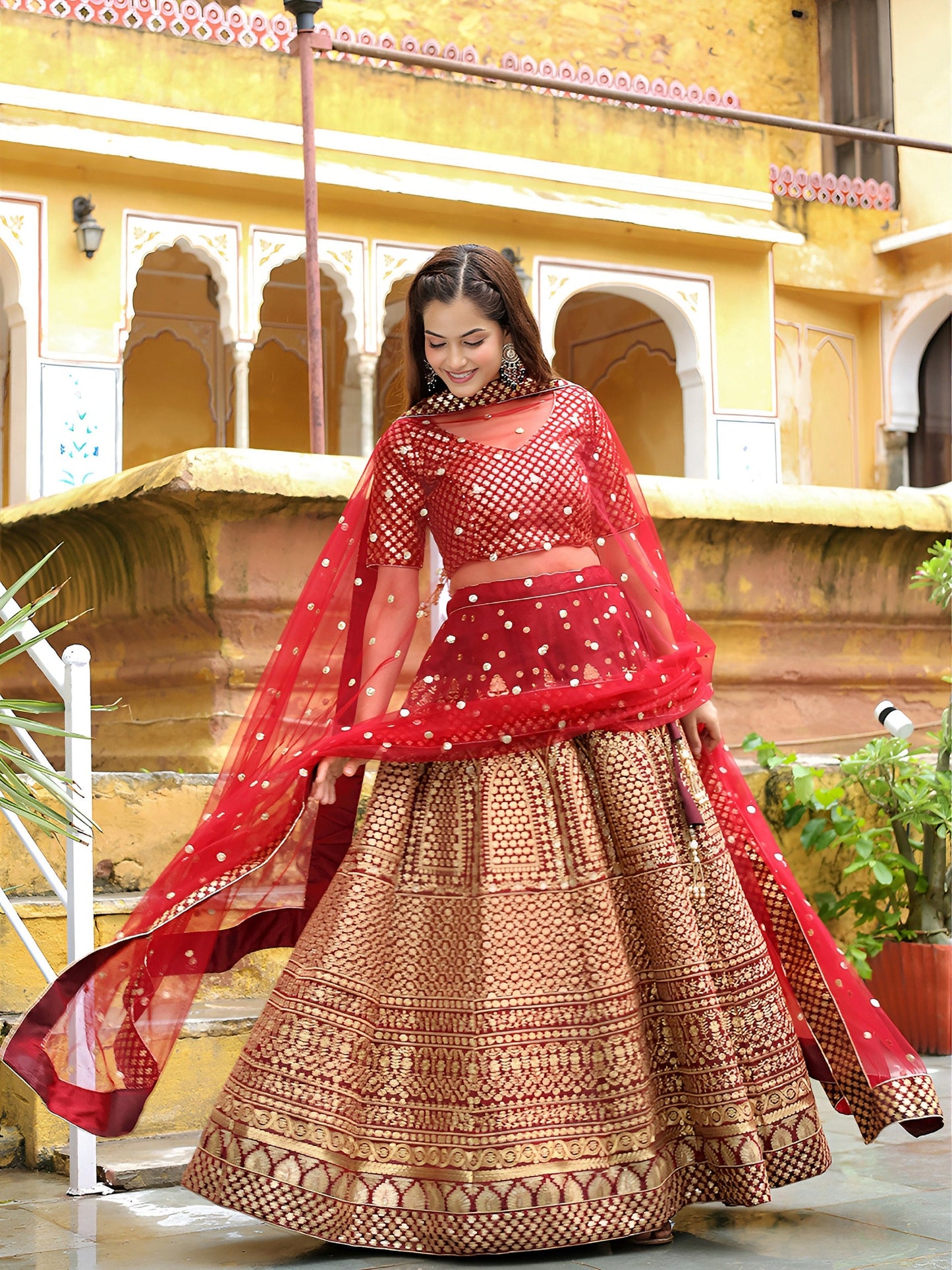 Neeranjana Style Silk Lehenga