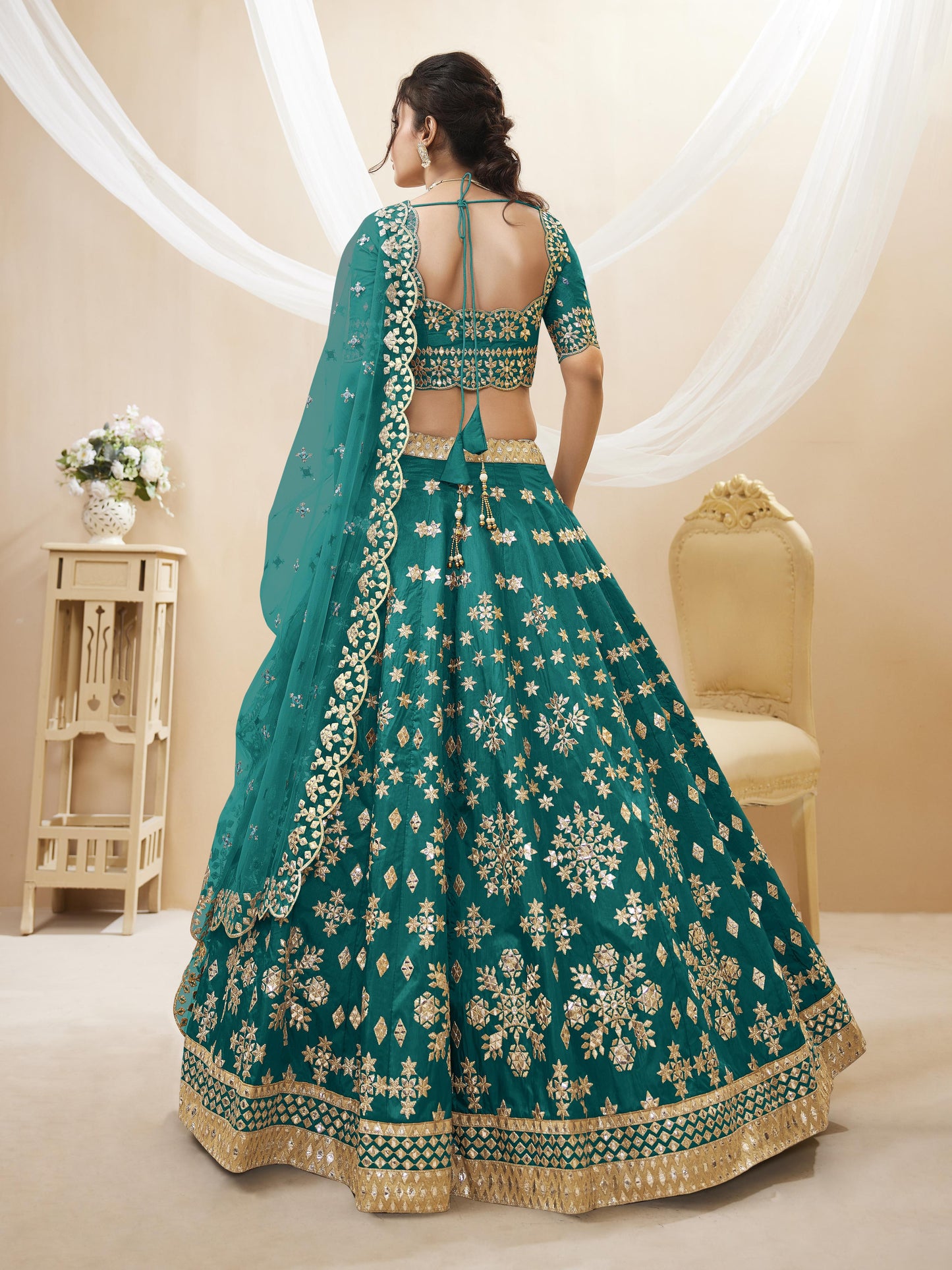 Wildflower Fancy Silk Lehenga