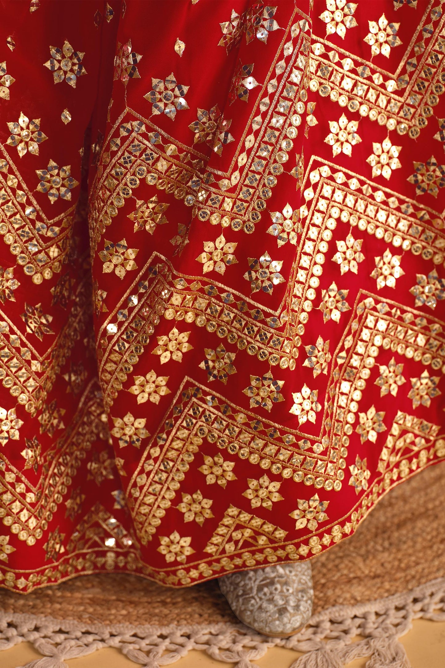 Shashwat Sundari Georgette Lehenga