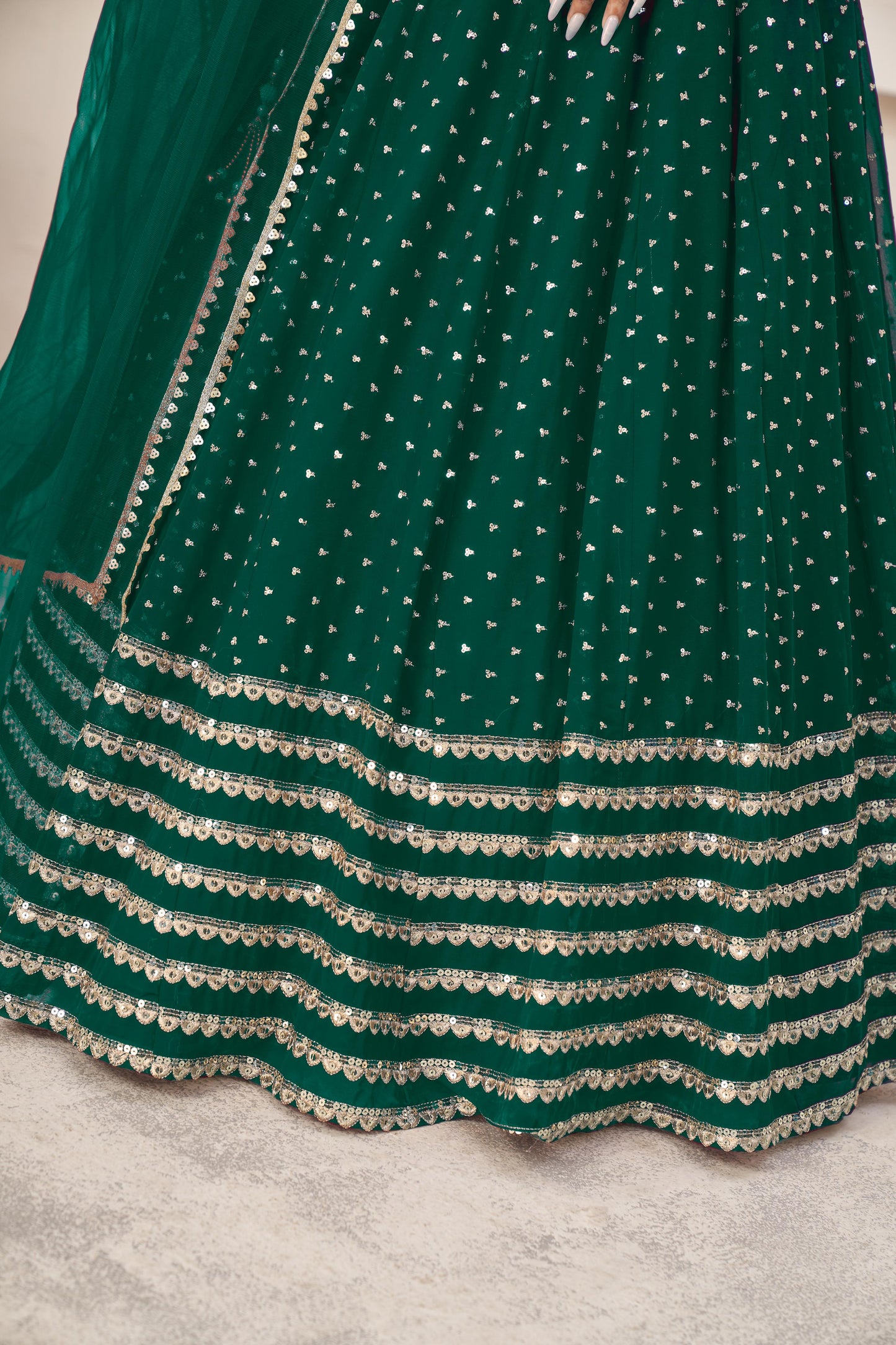 Nitya Nari Georgette Lehenga