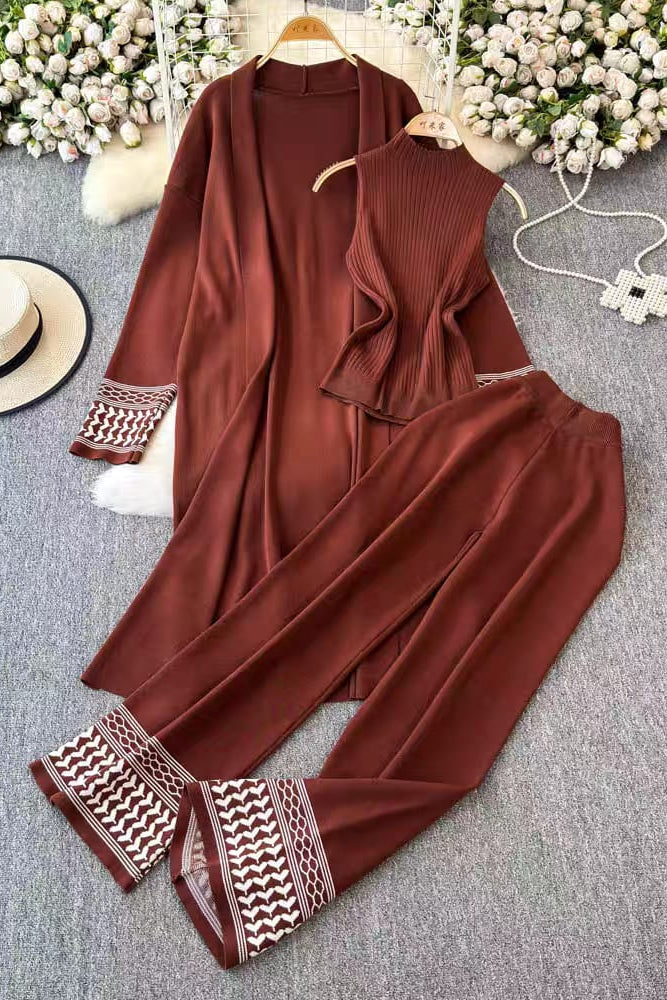 Flora Rouge Woolen Coord Set