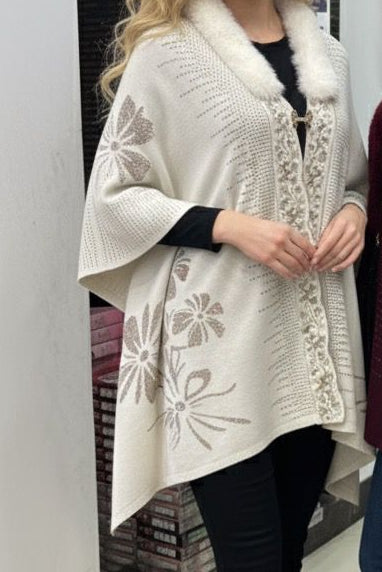 Arctic Aura Winter Poncho