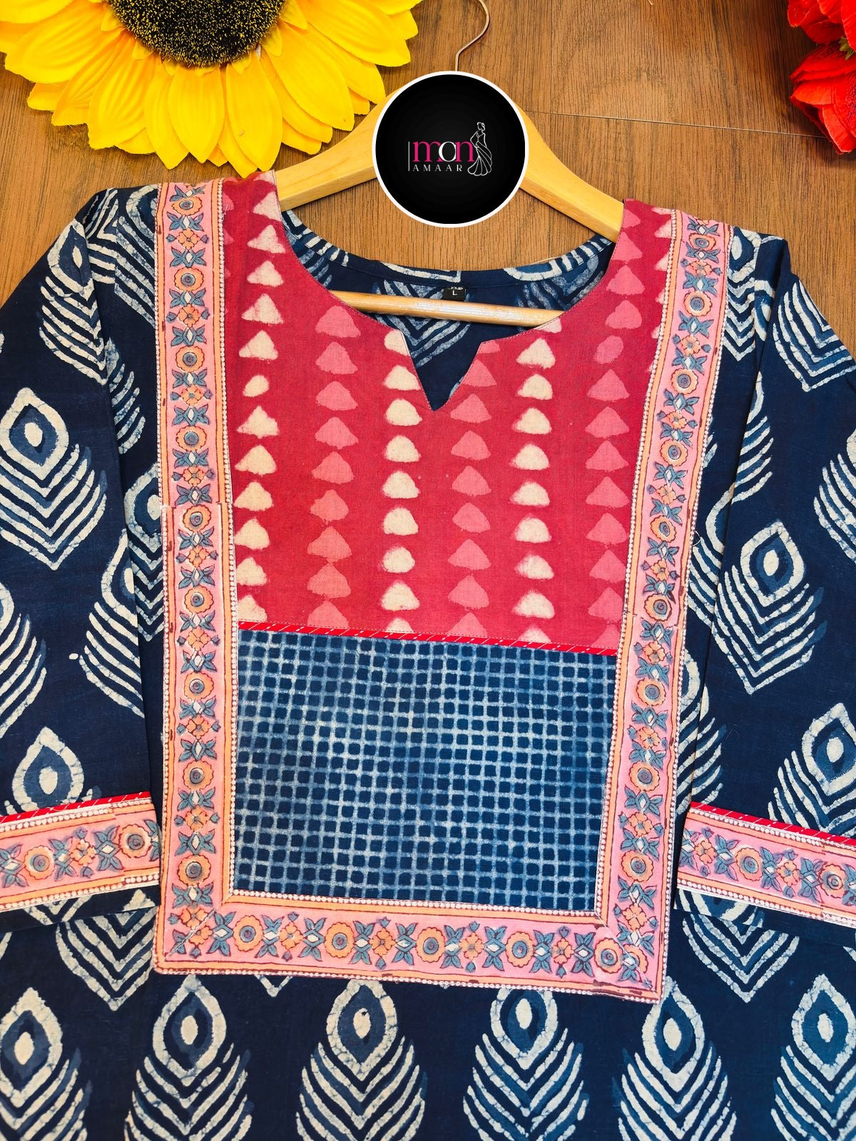 Nature Lover- Sustainable Hand Block Printed Kurti