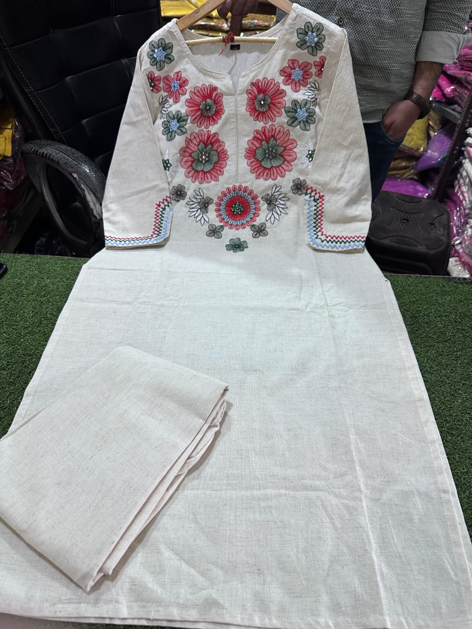 The Moon's Secret Cotton Kurti Set