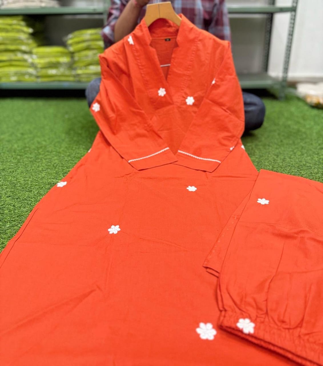 Styles In Bloom Cotton Kurti Set