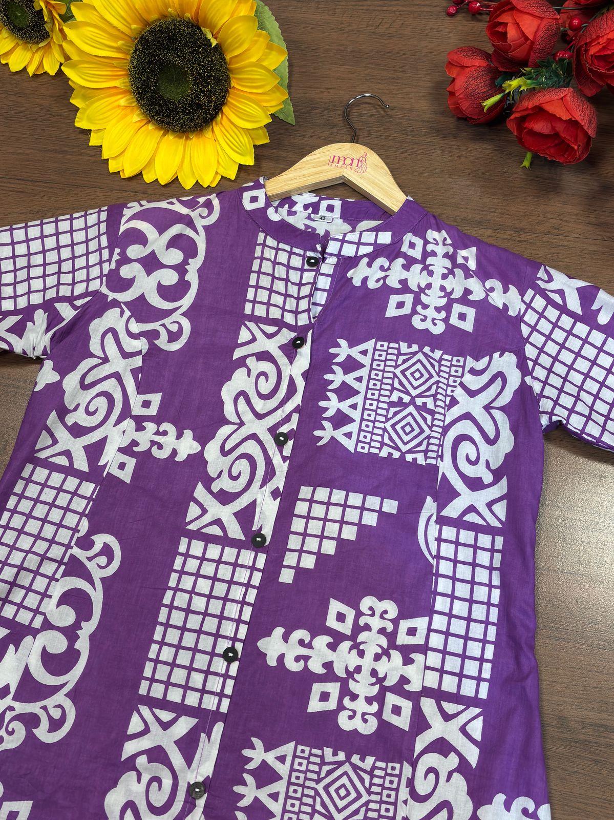 Today's Tale Cotton Kurti Set