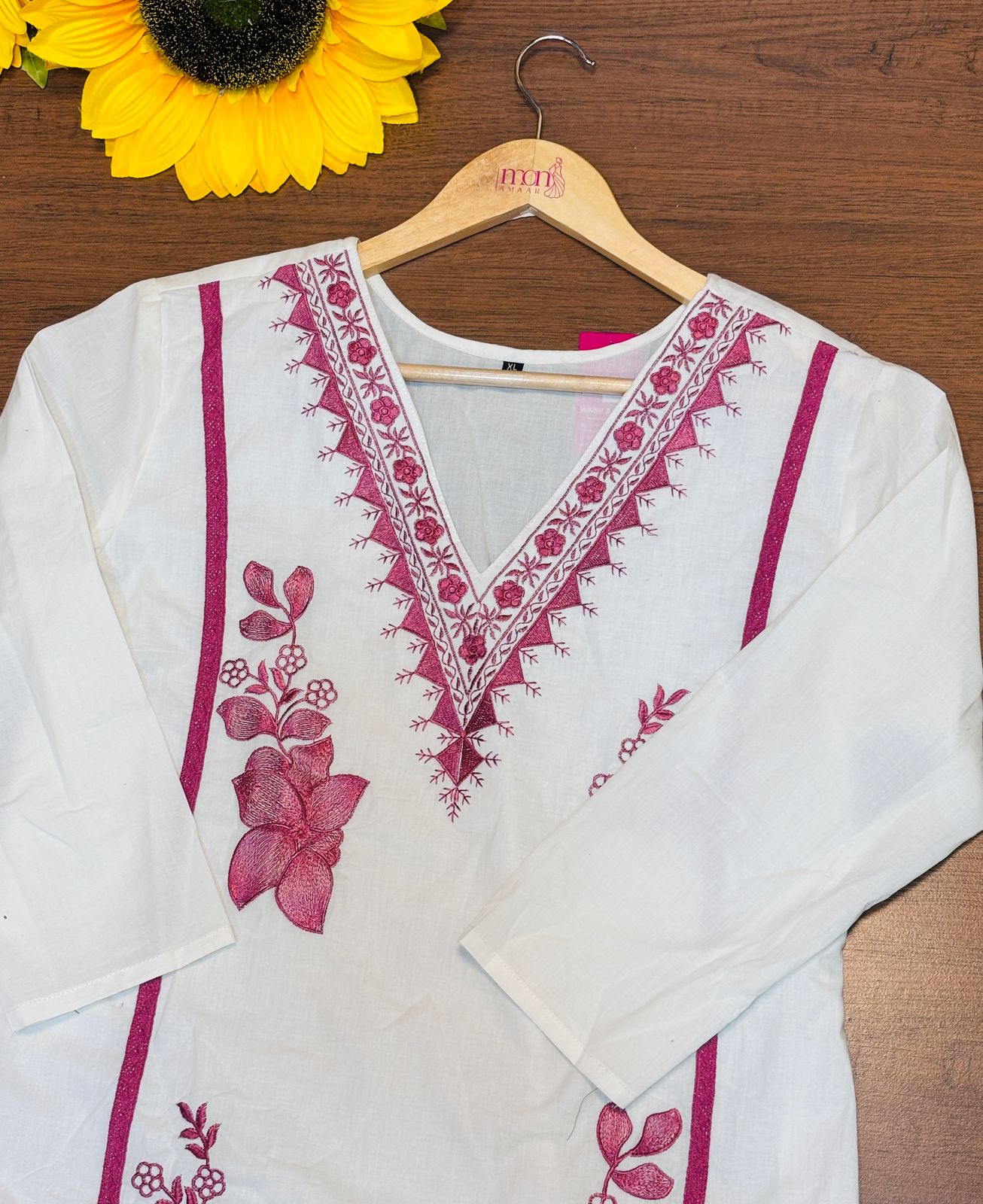 Desi Sweetness -Cotton Kurti Set