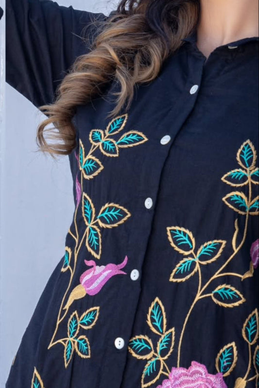 Golden Flows Cotton Coord Set