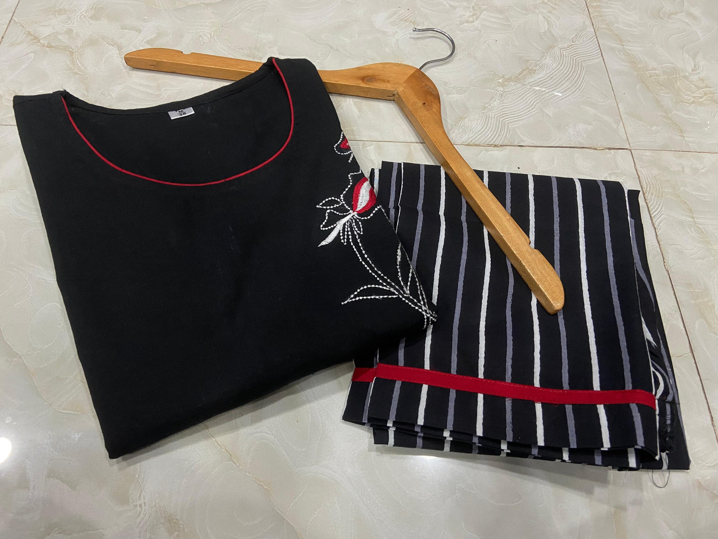 Quiet Elegance Cotton Kurti Set