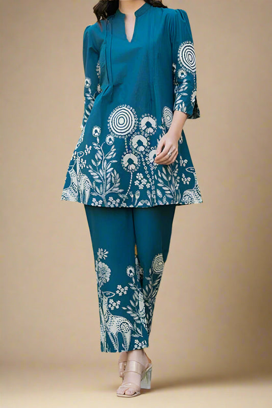 Luminous Style Cotton Coord Set