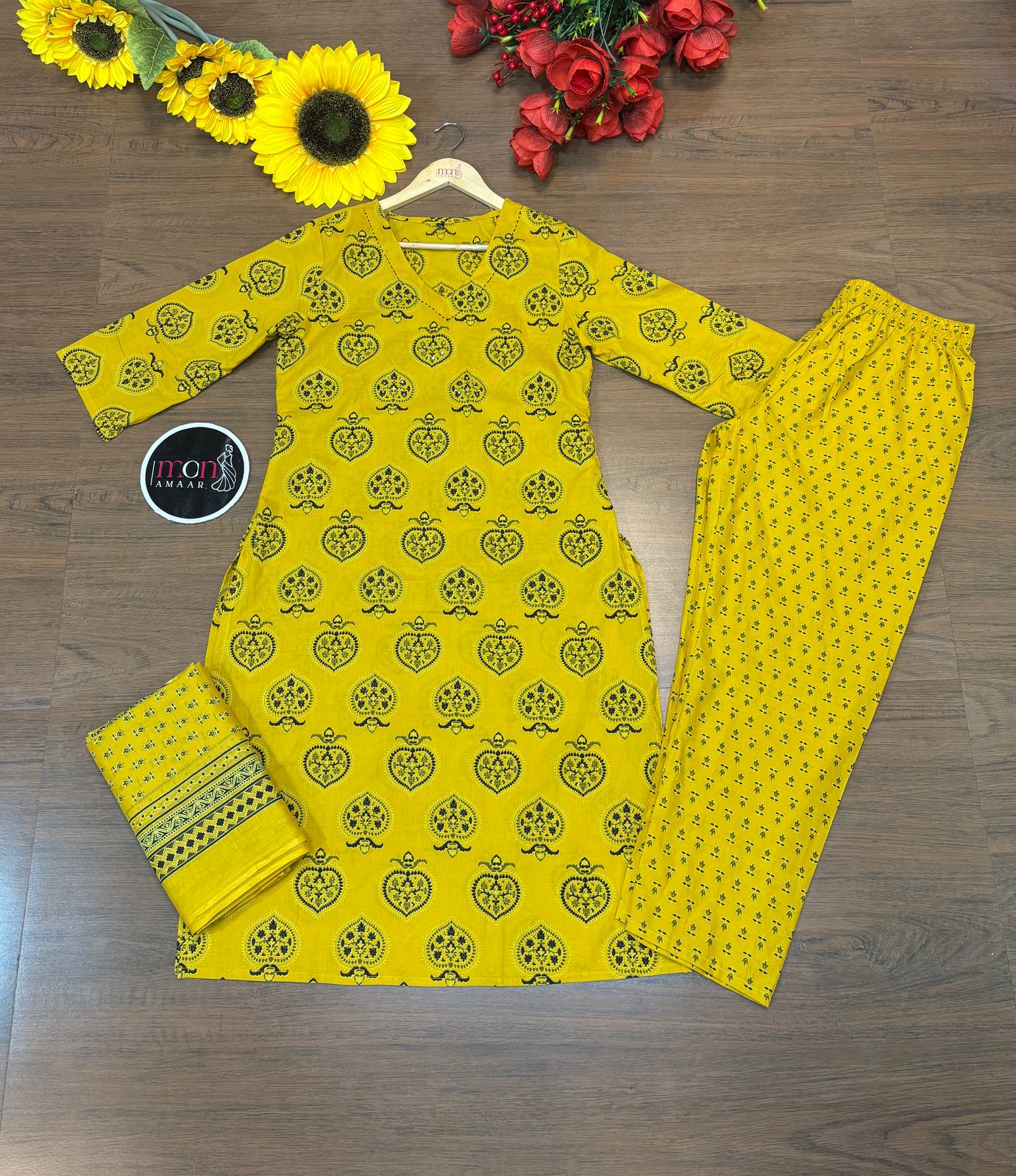 Slice Of Heaven Cotton Kurti Set