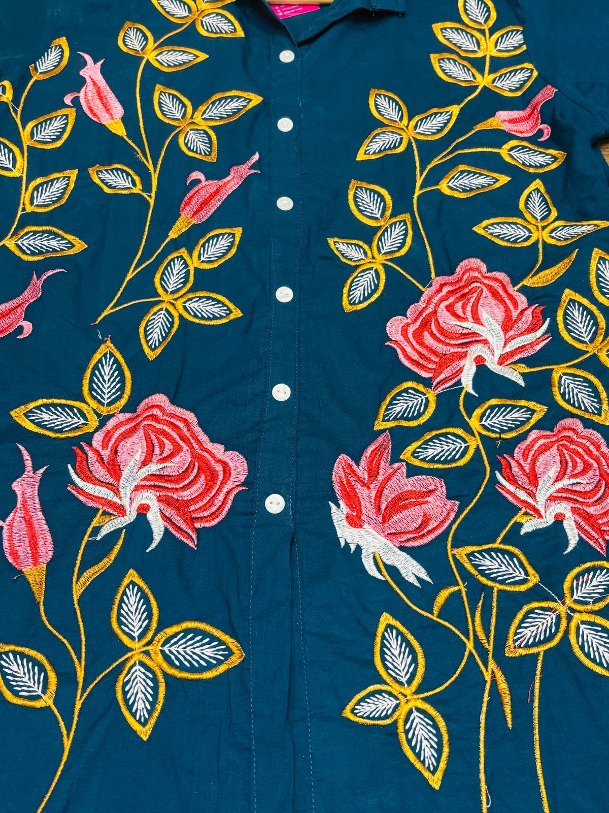 Perfectly Embroidered- Cotton Coord Set