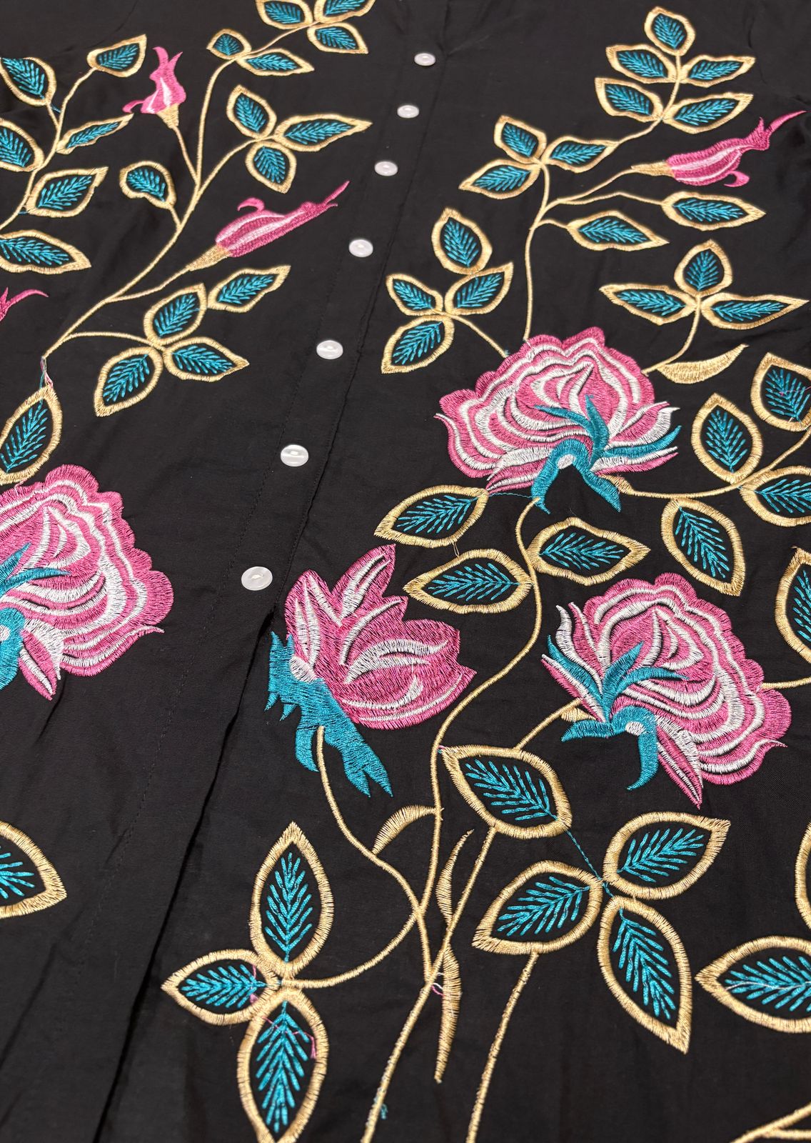 Perfectly Embroidered- Cotton Coord Set