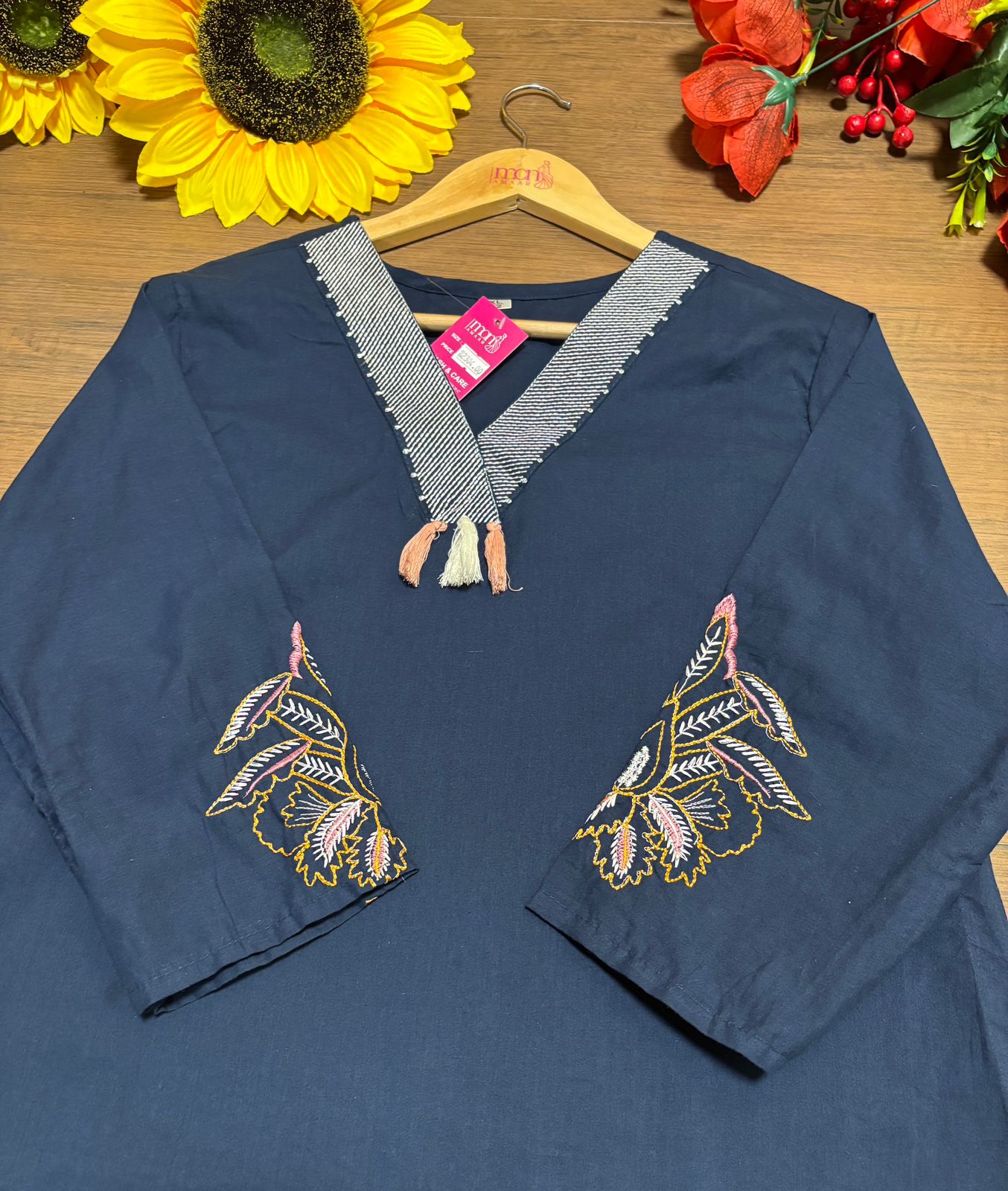 The National Bird- Cotton Kurti Set