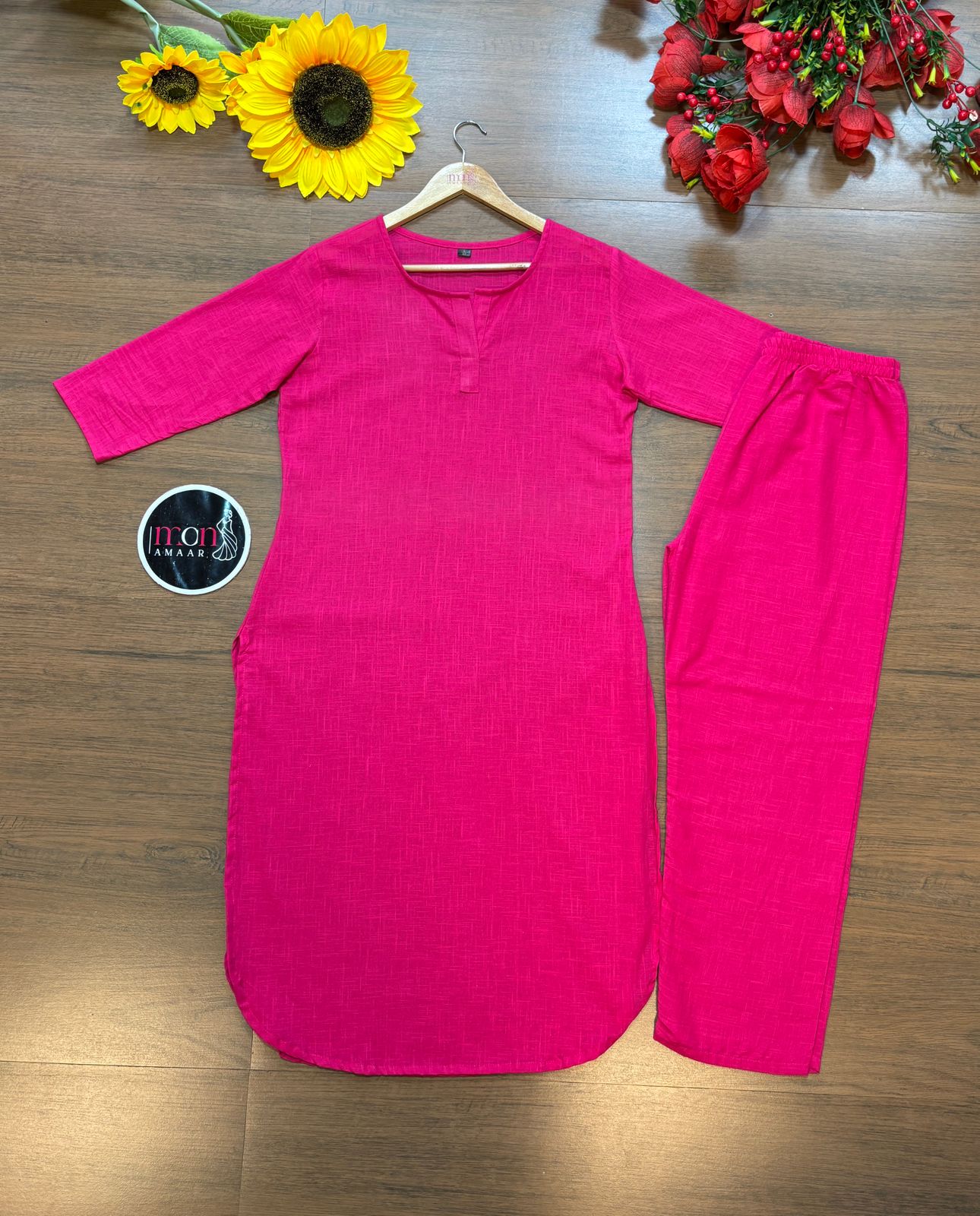 Tinted Tones-Cotton Kurti Set