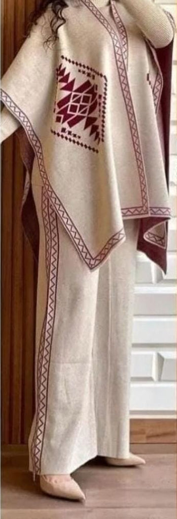 Cozy Charm Woolen Shrug Set