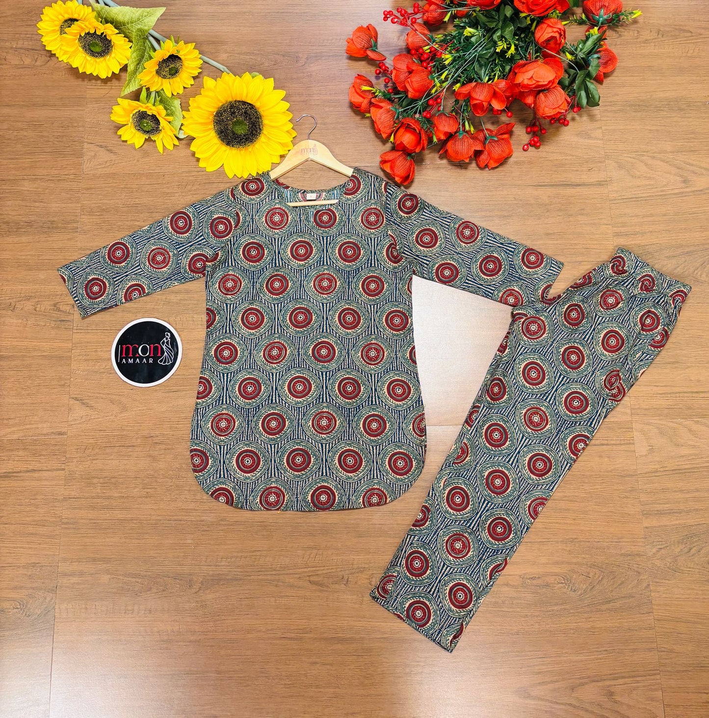 Trendy Ajrakh Co-Ord Set Collection