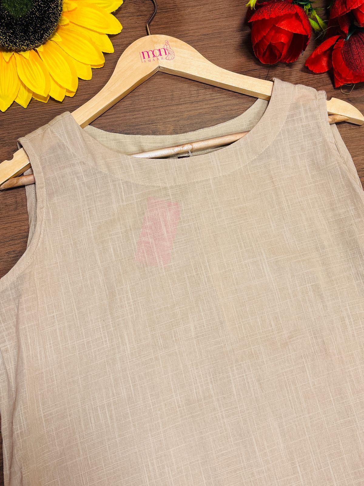 Having Fun- Cotton Kurti Set