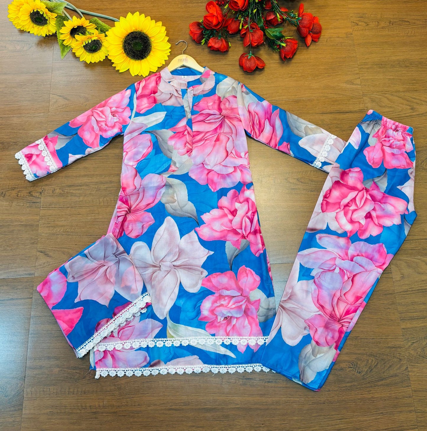 Palette of Affection - Colorful Vibrant Kurti Set