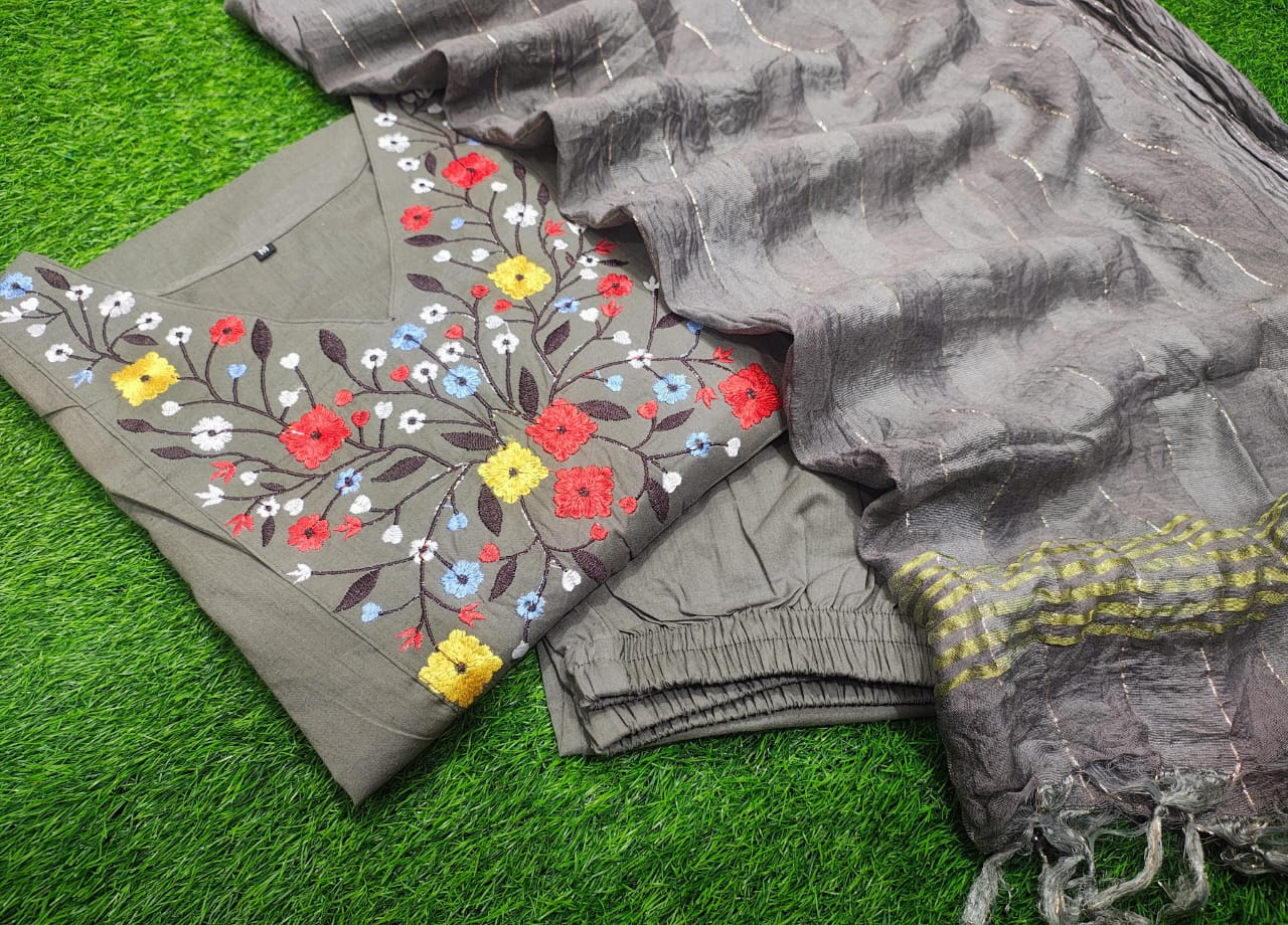 Unscripted Moments Cotton kurti Set