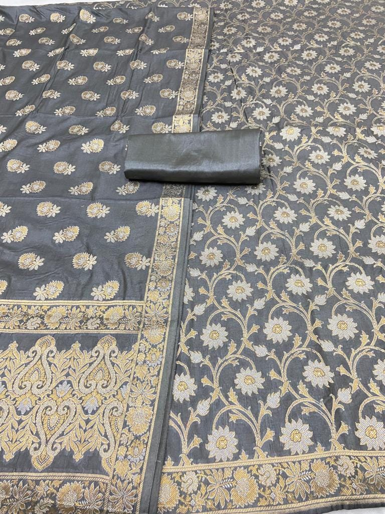 One Stitch Away-Cloudy Gray Suit Set(Unstitch)