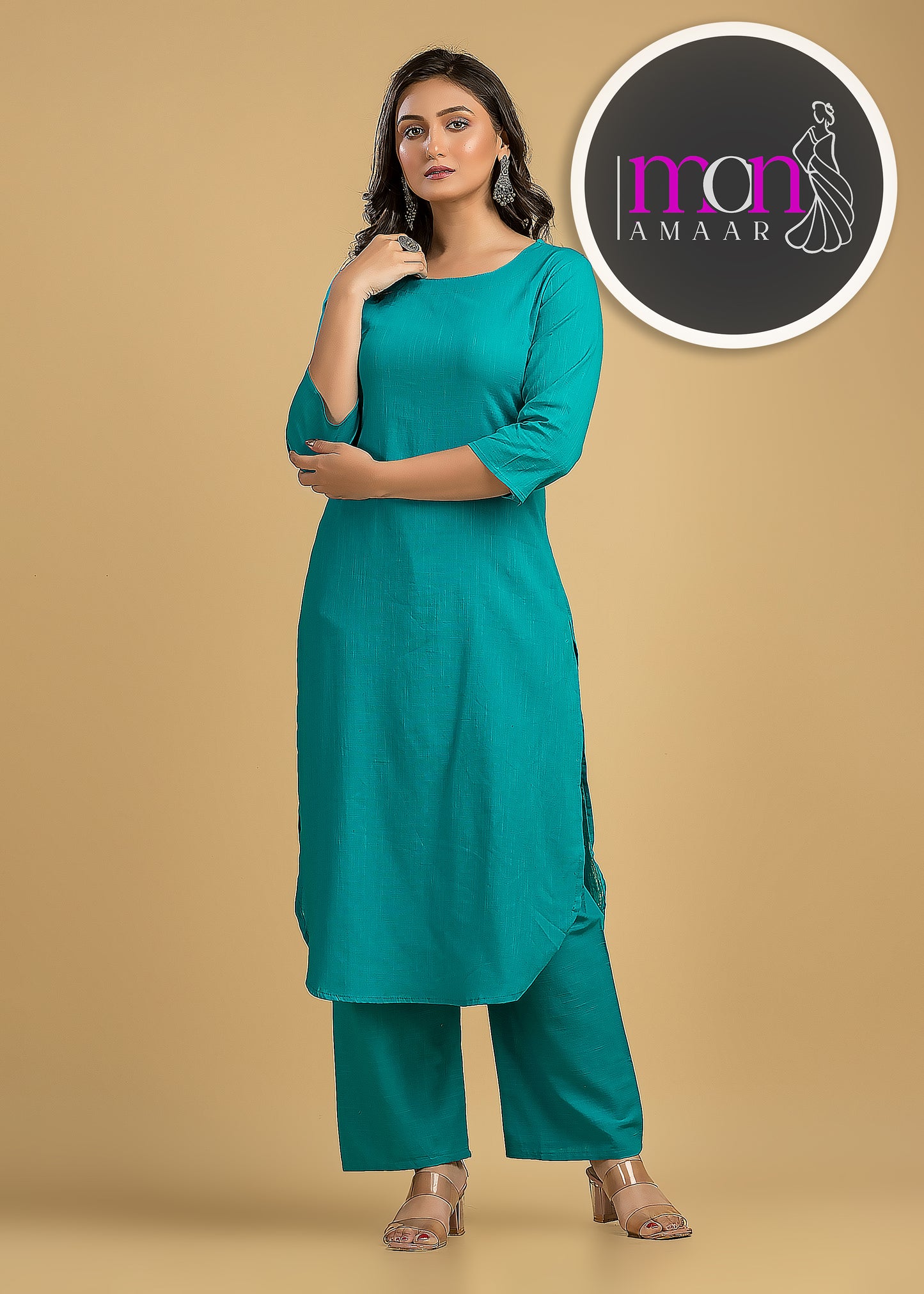 Flawless Beauty Cotton Kurti Set