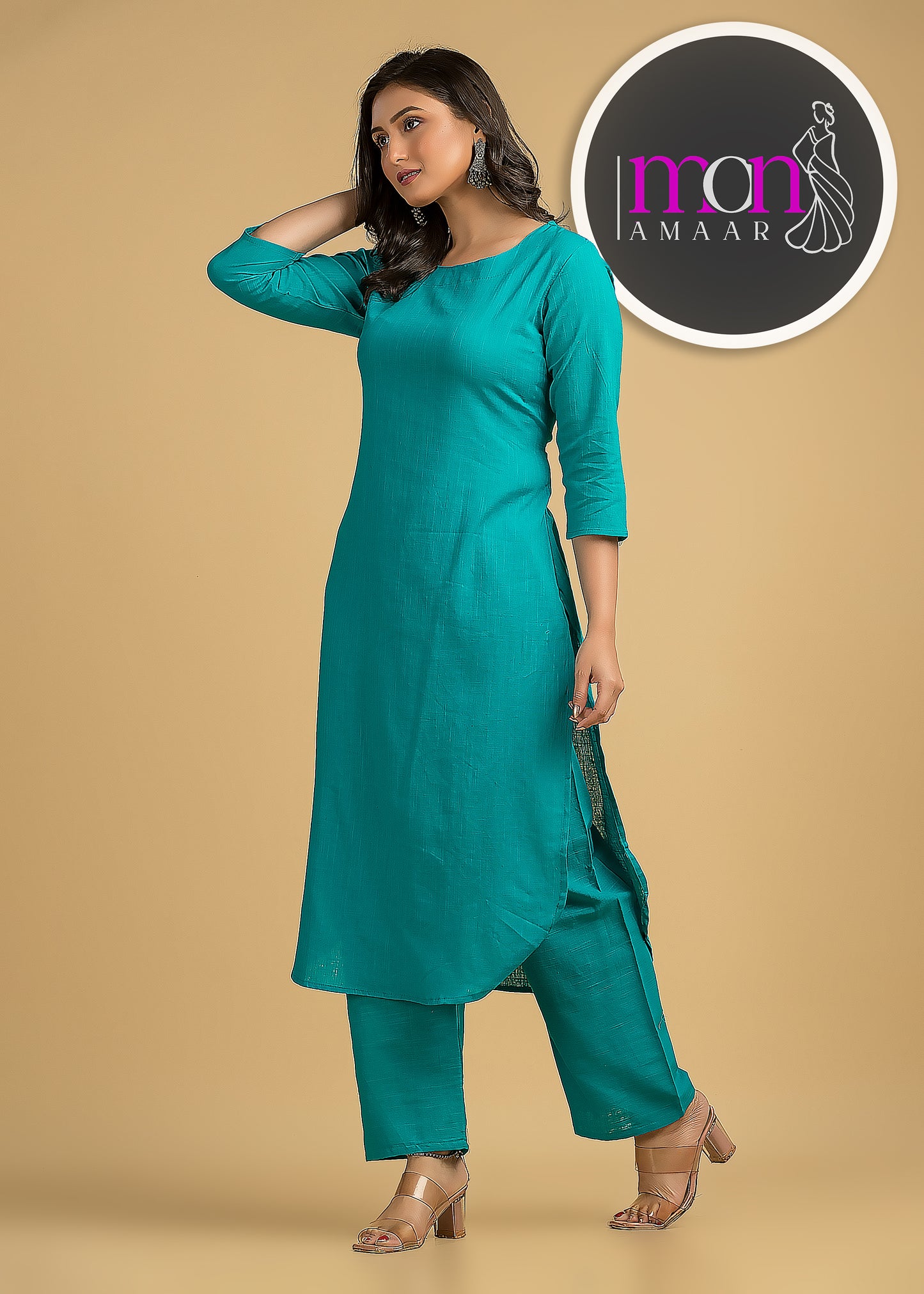 Flawless Beauty Cotton Kurti Set