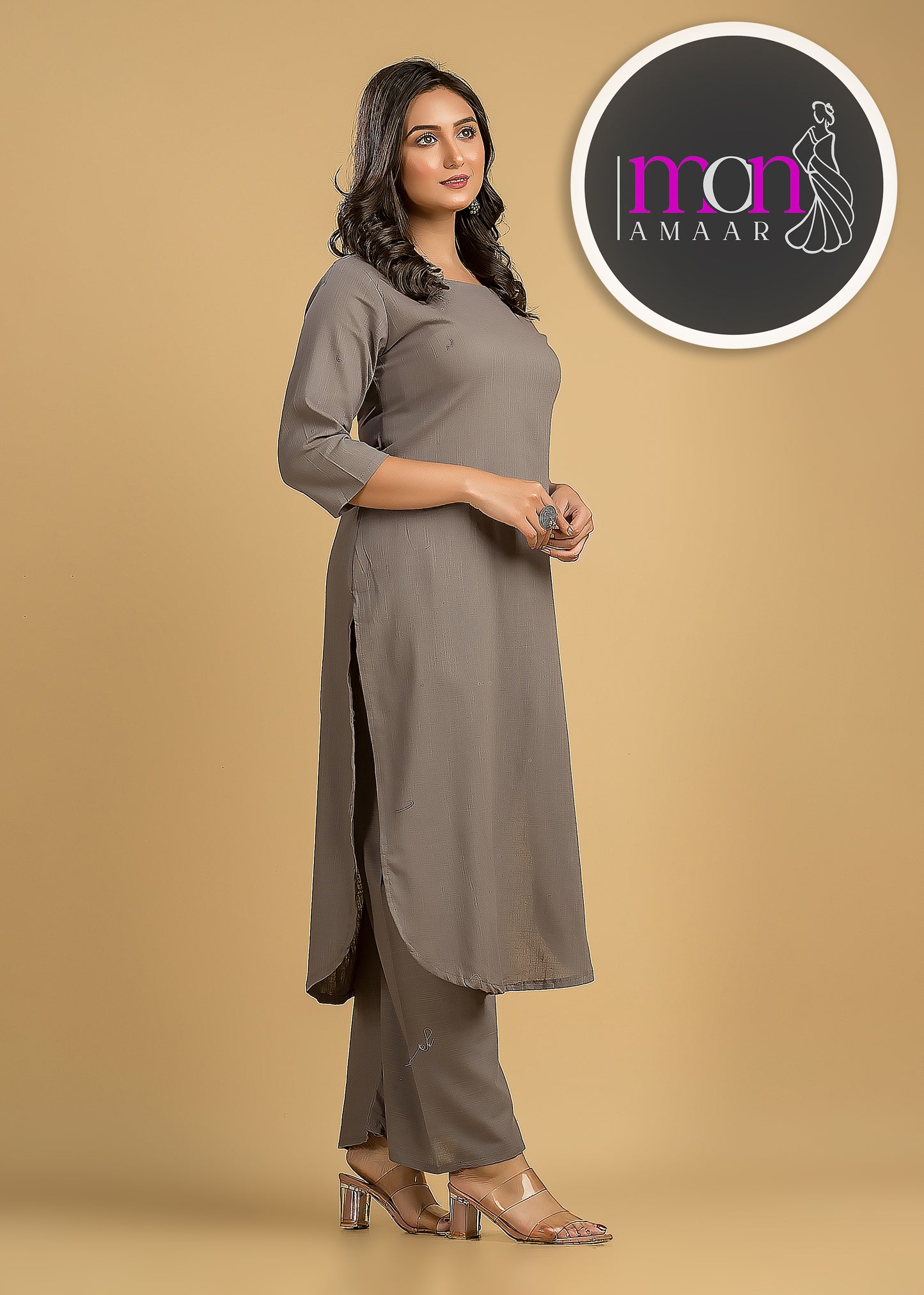 Flawless Beauty Cotton Kurti Set