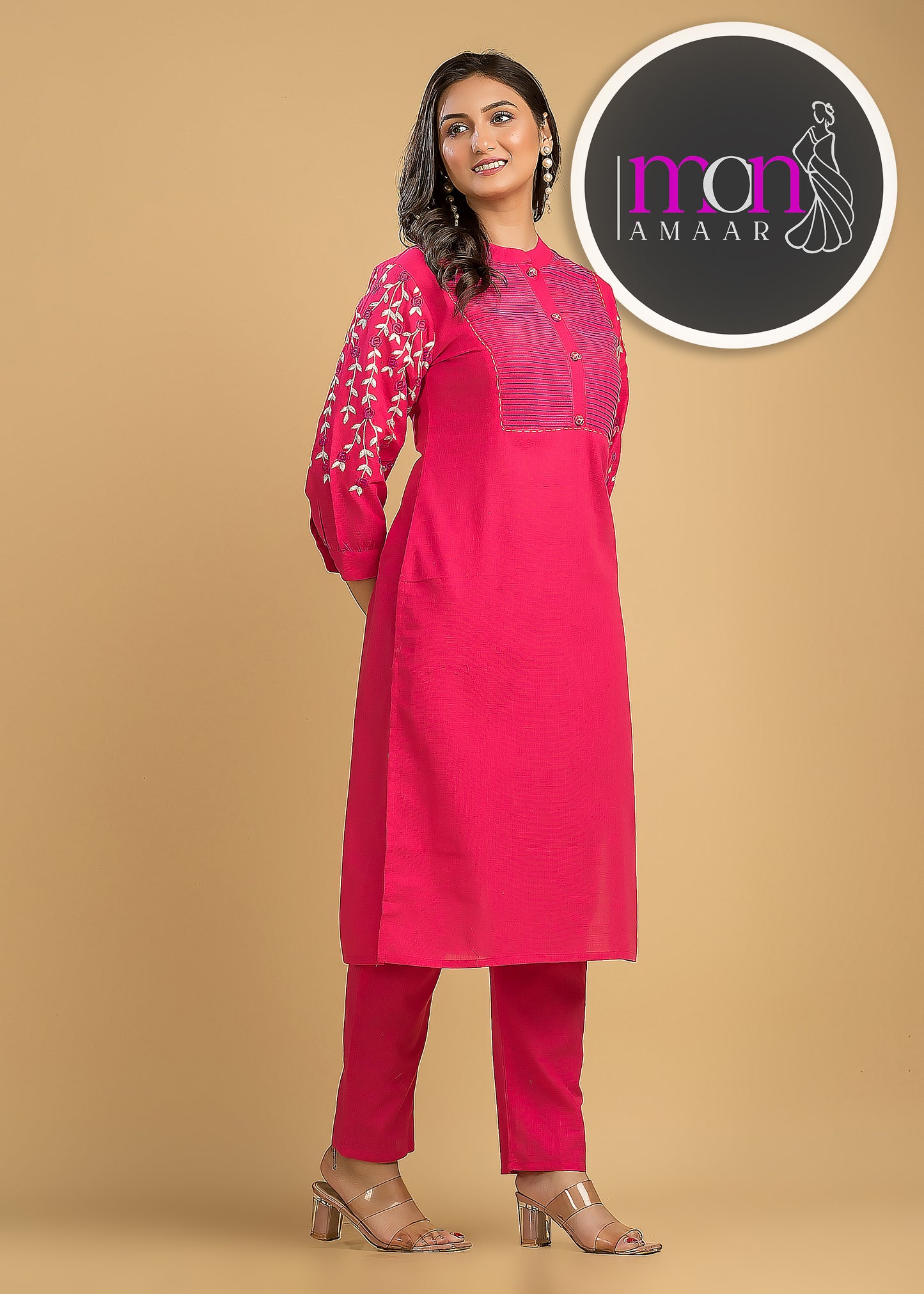 Stay Wavy Cotton Kurti Set