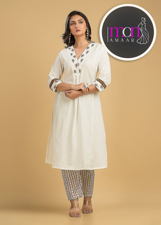 Your Side Of The Story Cotton Kurti Set