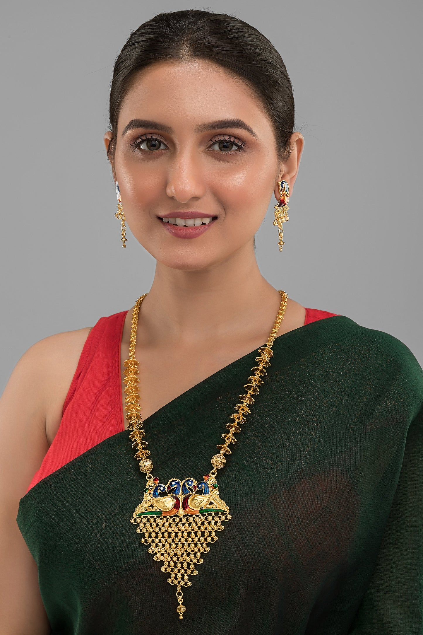 Big Day Things (Gold Plated Sita Har  Bridal Necklace set)